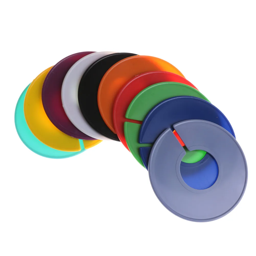 Пластиковые разделители для одежды круглые вешалки шкафа бирки разметочное