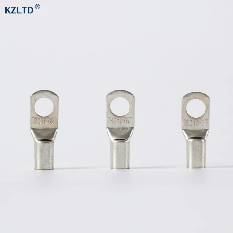 Медный компрессионный соединитель 7 AWG M6 20 шт. луженая медь клеммы SC10-6