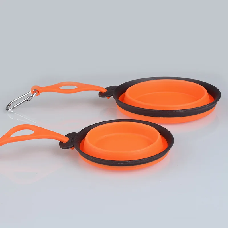 Portable Collapsible Silicone Cat Dog Pet Feeding Bowl Water Dish Feeder 7 color | Дом и сад