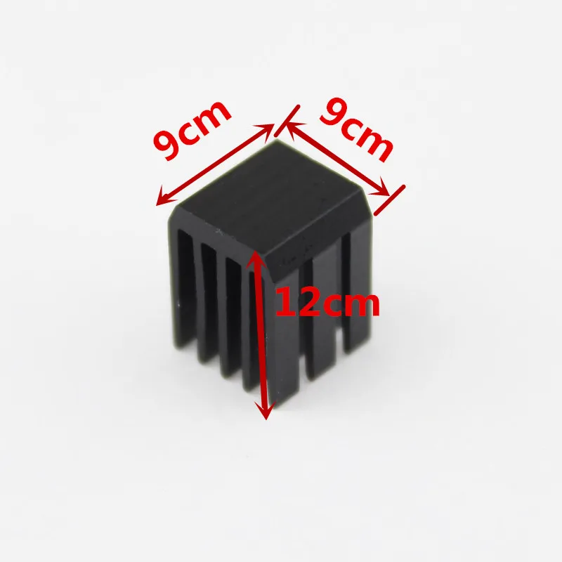 Gdstime 30 шт. Высокое качество 9x9x12 мм радиатор 9 черный охлаждения X9 экструдированный