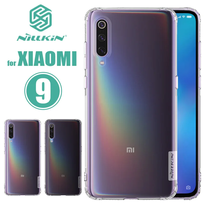 Чехол Nillkin для Xiaomi Mi 9 ультратонкий ТПУ чехол 0 6 мм силиконовый прозрачная задняя