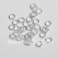 free ship 1000pcs 7mm diy making jewelry 925 sterling silver open jump ring silver components fashion findings 925 silver