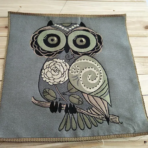 2pcs 48x48cm Chainho, пряжа окрашенная жаккардовая полиэфирная хлопковая ткань для шитья, подушки, подушки, сумки материал, Лоскутная Ткань украшения - Цвет: 2pcs 48x48cm