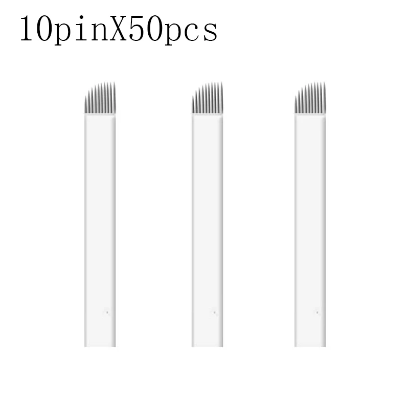 

Горячая распродажа 10 Pins microblading иголки для бровей Тату-машинки