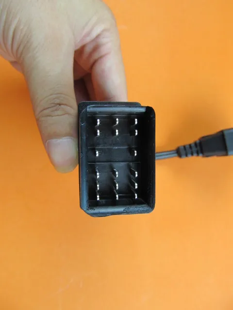 Для Toyota 17 Pin к 16 OBD OBD2 переходник Кабель диагностический интерфейс pin OBDII