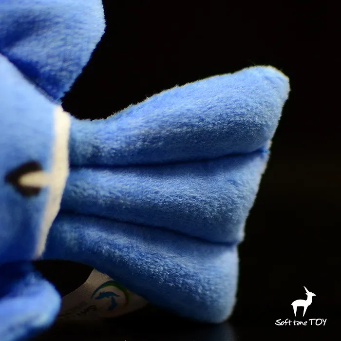 

Plush tropical fish Atlantic blue tang surgeonfish simulation stuffed animal toy christmas gift for kids