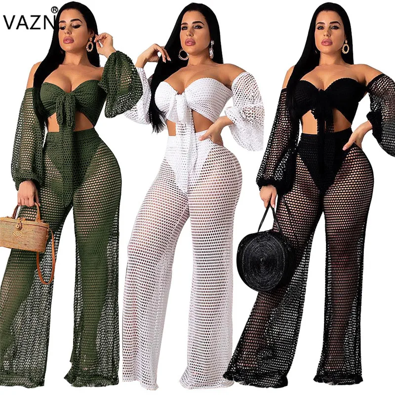 Новинка 2019 брендовый Модный повседневный Женский комплект из 2 предметов VAZN без