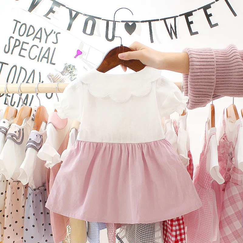 2021 Новое поступление летнее платье для маленьких девочек платья новорожденных