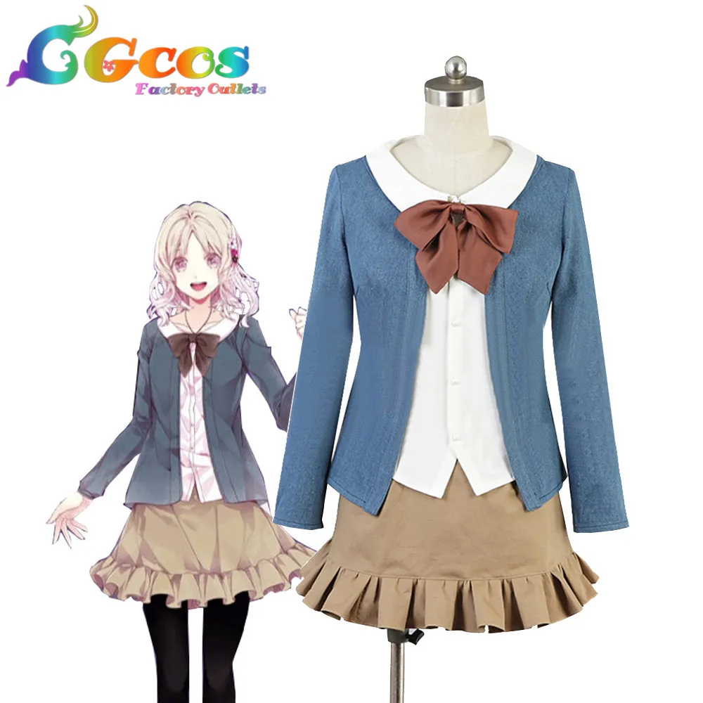 CGCOS Бесплатная доставка Карнавальный костюм Diabolik Lovers Yui Komori Новинка в наличии