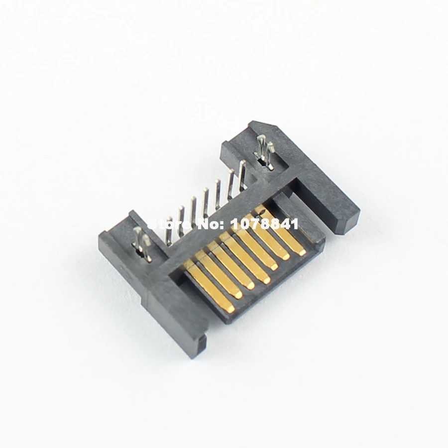 10 шт. Sata Тип 7 Pin правый угол погружения штепсельный разъем для жесткого диска |