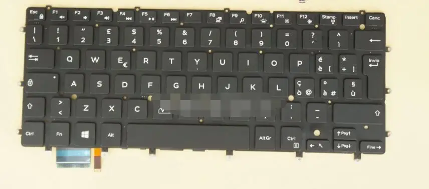 Клавиатура для Dell XPS 13 9343 9350 9550