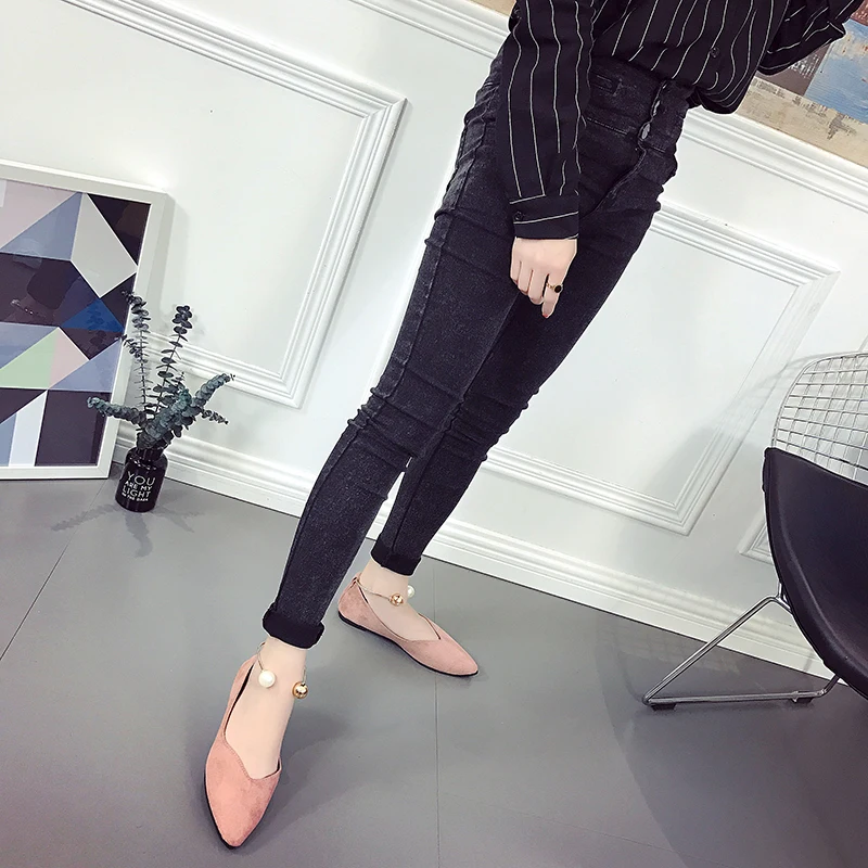 New Spring Women Suede Flats shoes Fashion Basic Pointed Toe Ballerina Ballet Flat Slip On women Shoes