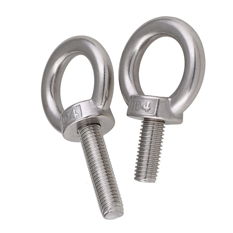 M3 M4 M5 M6 M8 M10 M12 Lifting Eye Bolts 304 stainless steel Lifting Ring Screws Eye Bolt