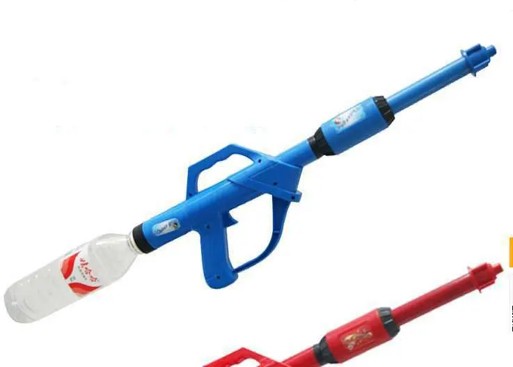 Прямая поставка пластиковый водяной пистолет с длинным насосом игрушка для