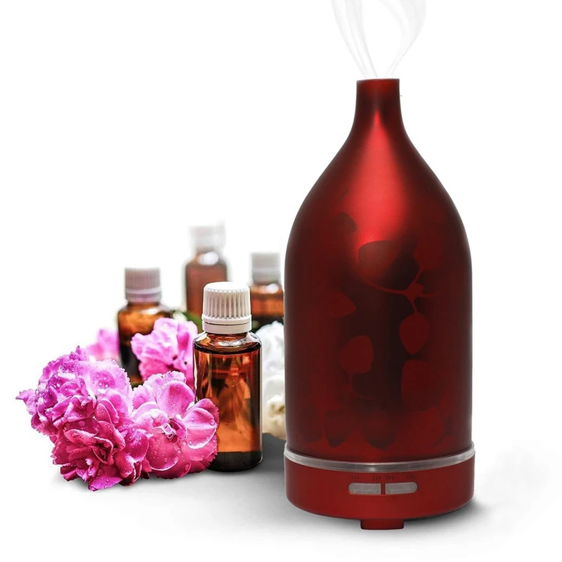 Хит! 3D стеклянный Ароматерапевтический аппарат увлажнитель воздуха для дома и