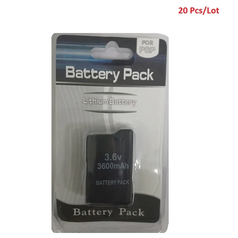 

20 шт./лот батарея для sony psp 1000 playstation портативная psp 1000 3600 mAh 3,6 V литий-ионные литиевые аккумуляторные батареи оптом