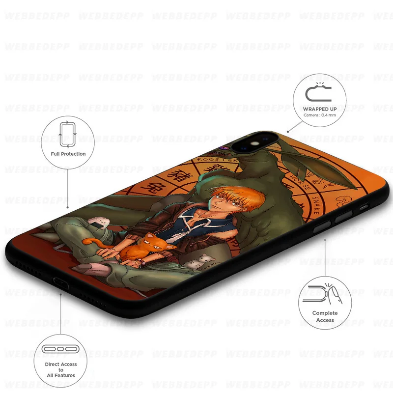 WEBBEDEPP Fruits Basket Anime Soft Case for Samsung Galaxy S10 S10e S9 S8 Plus S7 S6 Edge &amp J6 2018 Note 10 9 8 |