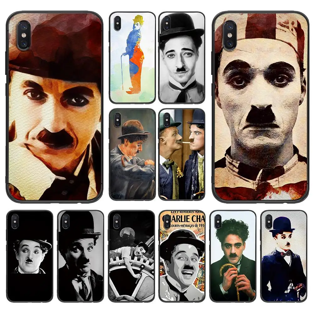 Забавный черный и белый Chaplin для Xiaomi Redmi Note 5 S2 7 Plus 6 3 3S Pro 4A 4X 5A 6A Prime чехол mi 9 8 RG