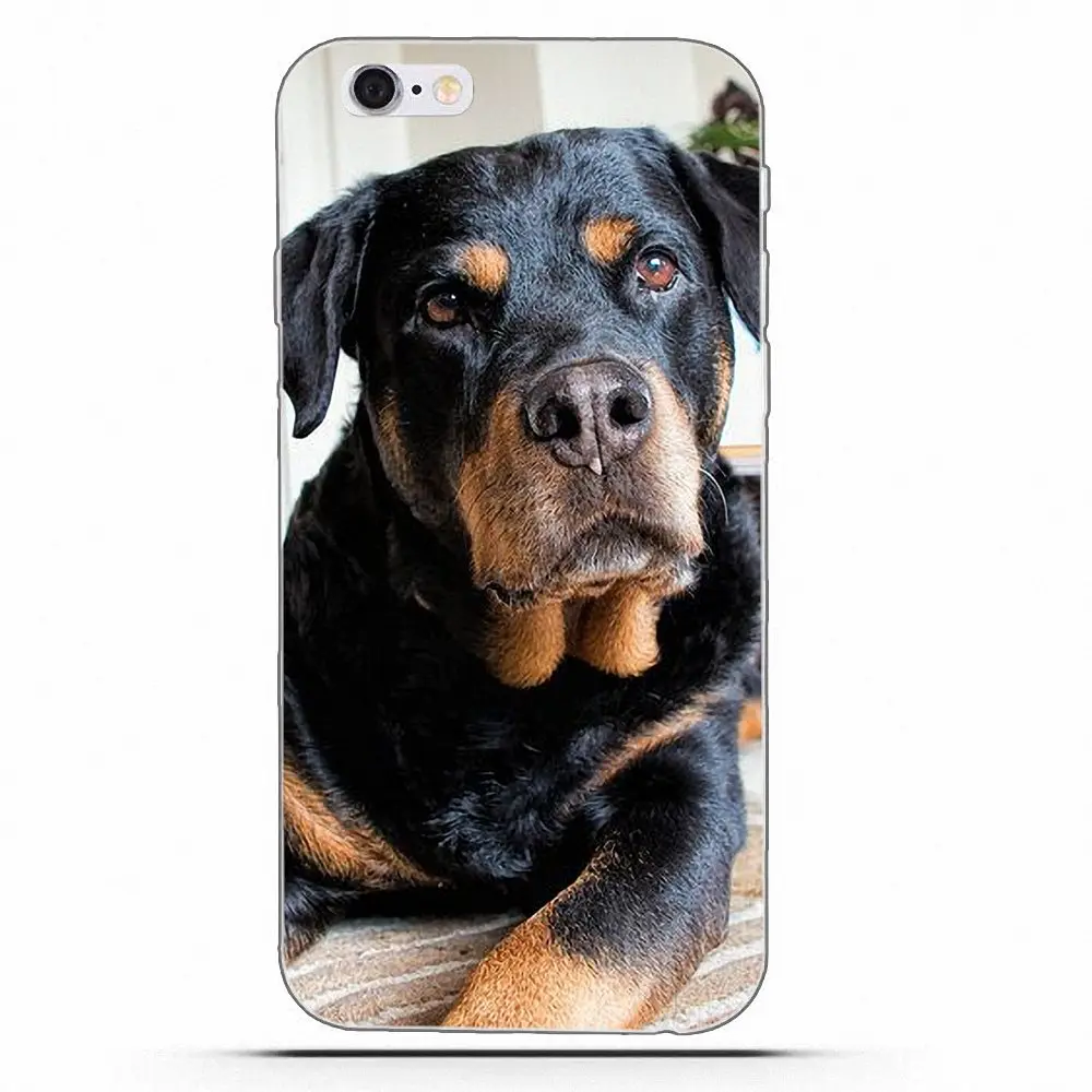 Жесткий силиконовый чехол Rottweiler для Huawei G7 Y6 II Y7 Xiaomi Redmi Note 2 3 5 Mi 4 4C 4I 5S 5X 6X 8 SE Pro |