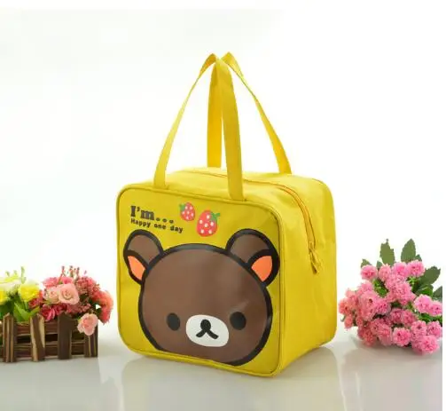 Новый дизайн! Мишка Kawaii Rilakkuma женская сумка сумка-холодильник Лидер продаж | Багаж