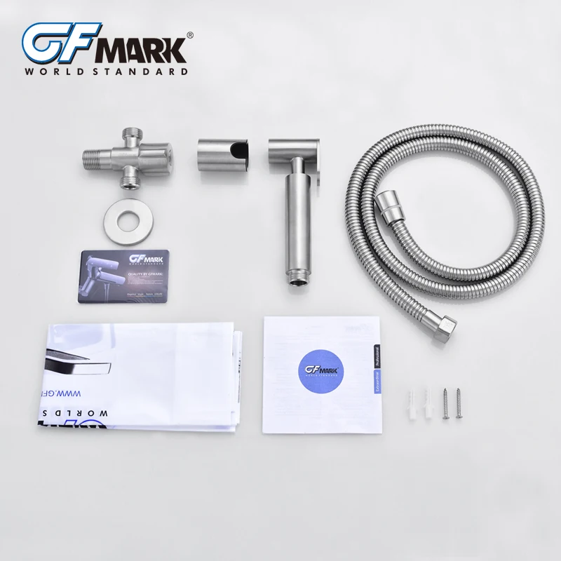 Ручной душ для биде GFmark из нержавеющей стали SUS304 набор душа смеситель ванной