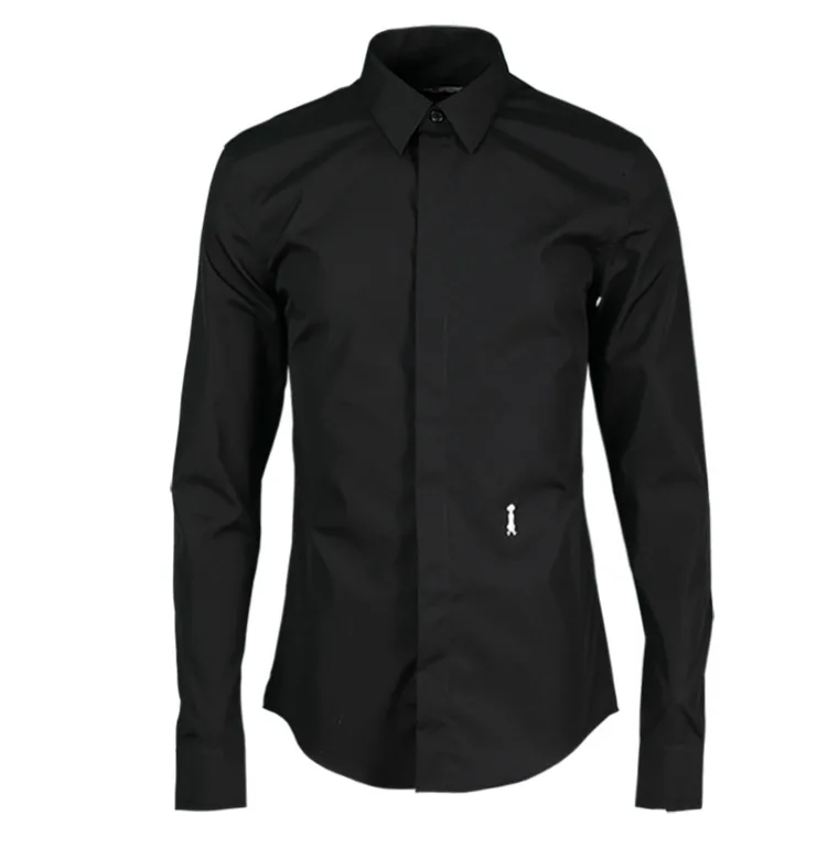 

New arrival fashion Style Fashion Embroidered Men Casual Shirts Mens Long Sleeve cotton high quality plus size M L XL 2XL3XL 4XL