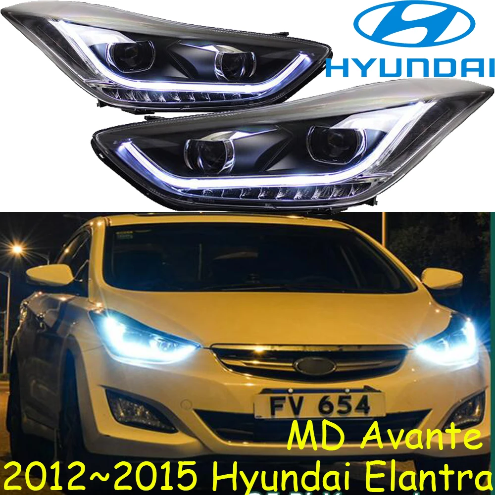 2012 ~ 2015 фары для HUNDAI Elantra Бесплатная доставка! противотуманных фар sonata курочки