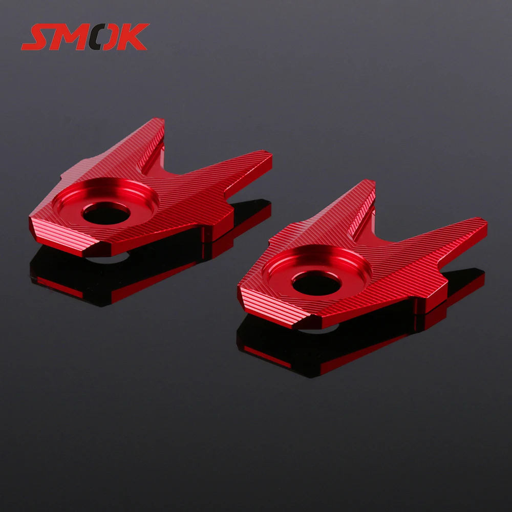 

SMOK Motorcycle Accessories CNC Aluminum Alloy Chain Adjuster Positioning Indicator Decorative Cover For Kawasaki Ninja 300 Z300