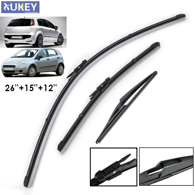 Щетки стеклоочистителя для Fiat Grande Punto 2005 2011 3 шт./компл.|flat wiper blade|wiper bladeflat wipers |