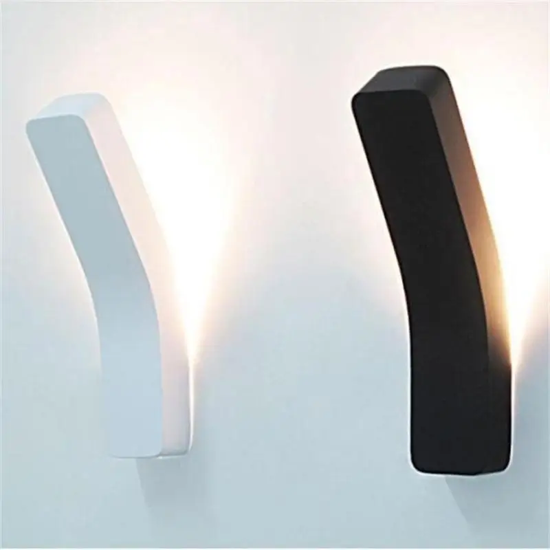 Домашний декор лофт 4 Вт светодиодный настенные светильники белые черные бра