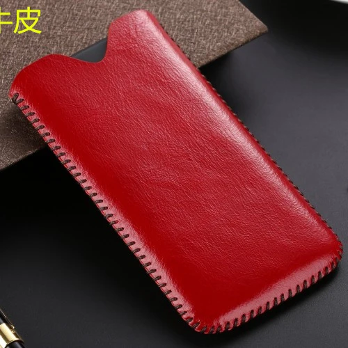 6 цветов Натуральная кожа Pull Sleeve Чехол для телефона для iPhone X XR XS MAX Натуральная воловья коровья кожа кошелек сумка для iPhone X - Цвет: 3
