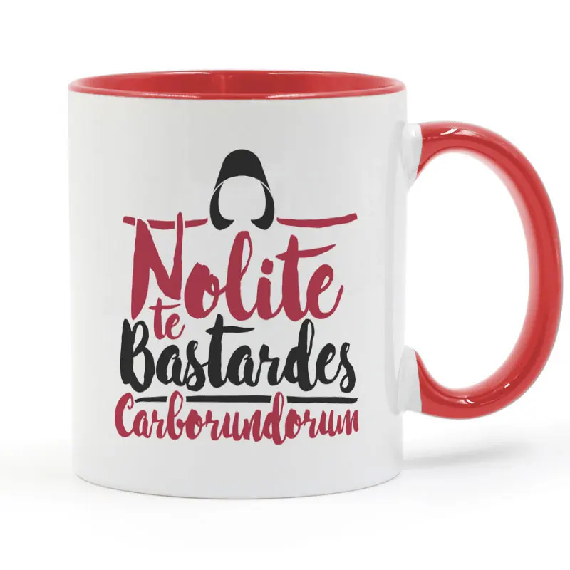 Кофейная кружка Nolite Bastardes Carborundorum с надписью handmслум креативные подарки 11 унций
