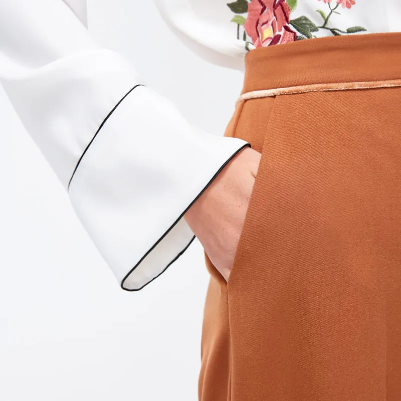 Vero Moda новые женские свободные брюки с широкими штанинами для отдыха | 318350514
