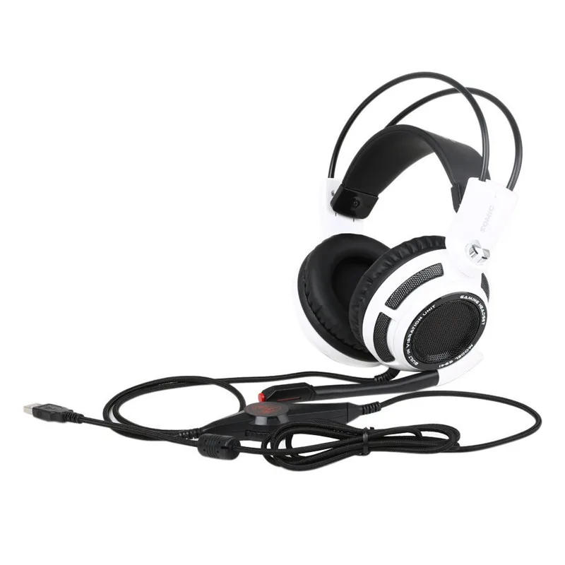 Виртуальная игровая Гарнитура Somic G941 USB 7 1 с микрофоном вибрация стерео бас
