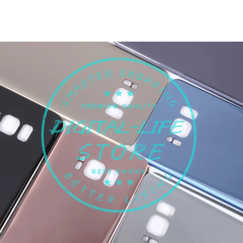 Для Samsung Galaxy S8 G950/S8 Plus G955 стекло задняя крышка батарейного отсека Крышка корпуса