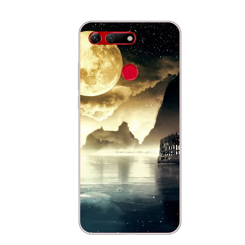 6,4 ''для huawei Honor вид 20 силиконовый чехол из мягкого термополиуретана с картинкой TPU чехол Coque для huawei Honor V20 чехол V 20 модные