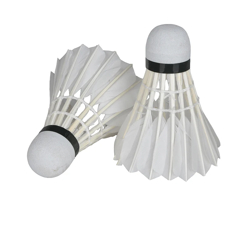 WEING 2018 Hot Sale 12PCS Badminton Shuttlecock Northeast Goose Curve Medium Rough Outdoor Sport | Спорт и развлечения