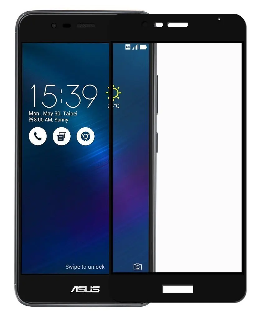 Black Полное покрытие из закаленного стекла для ASUS Zenfone 3 MAX ZC520TL ZC520 TL ZC 520TL на max3 X008D X008 Защитное стекло для экрана Capa Fundas - Цвет: Black