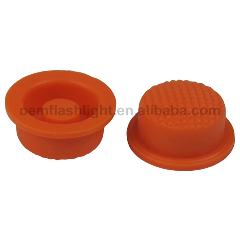 Силиконовые колпачки 14 мм (D) x 8 (H) оранжевые (10 шт.)|orange|tailcap |
