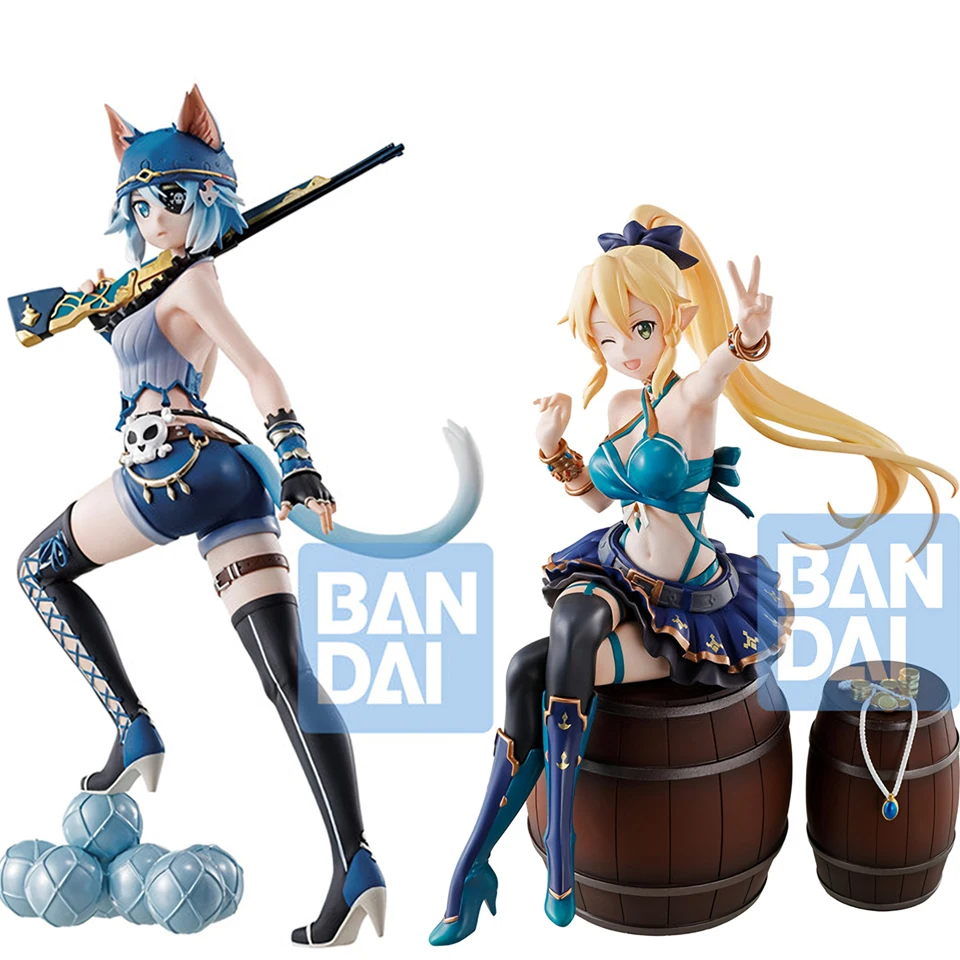 Tronzo оригинальный Banpresto Sword Art Online Asada Shino Leafa Pirate Ver ПВХ сексуальная фигура аниме SAO