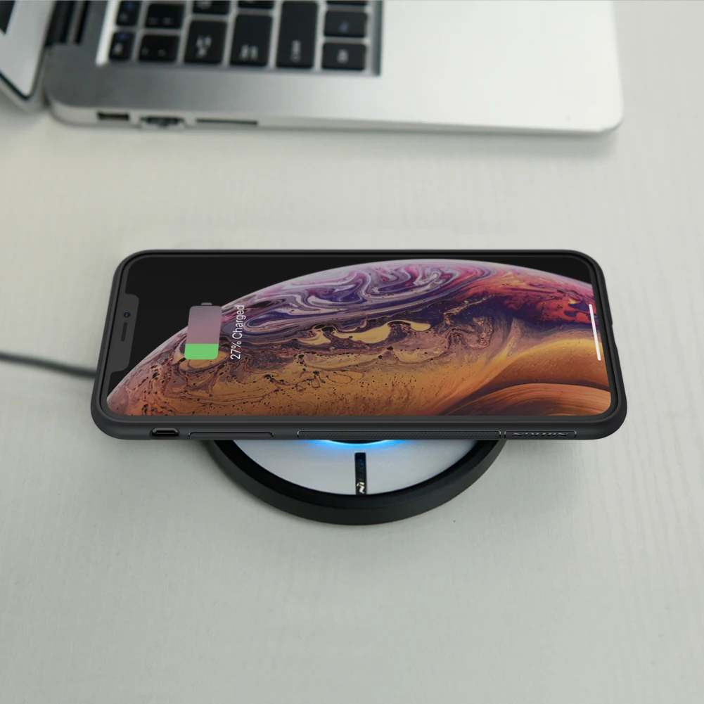 Чехол Nillkin для iPhone XS Max волшебный QI беспроводной зарядный приемник задняя крышка