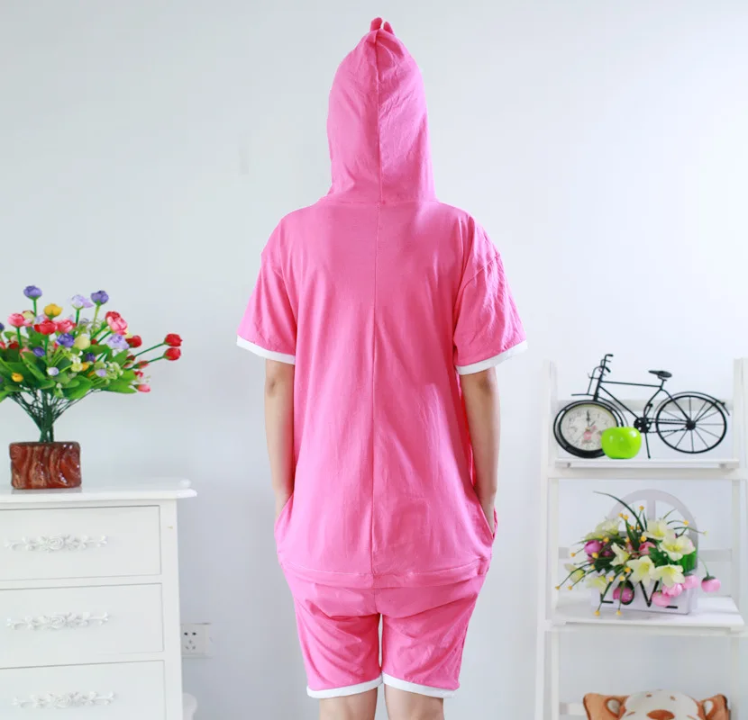 Женский костюм для косплея розового пингвина девочек летний комбинезон с