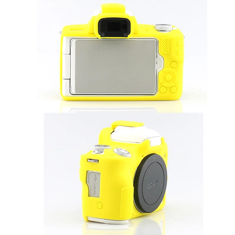 2019 Camera Soft Silicone Case Body Protective Cover For Canon M50 Mirrorless System Rubber Skin | Электроника
