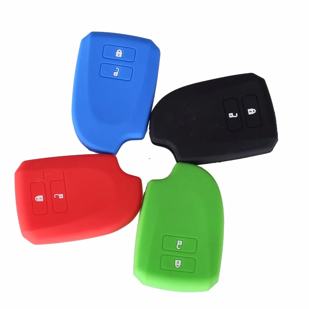 KEYYOU Silicone Car Key Cover Case For Toyota Vios 2 Button | Автомобили и мотоциклы