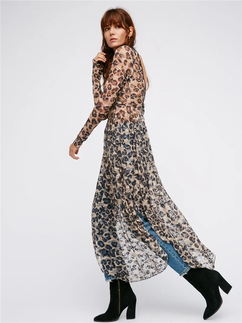 Женское осеннее платье Vestidos 2018 длинное асимметричное элегантное вечернее модный
