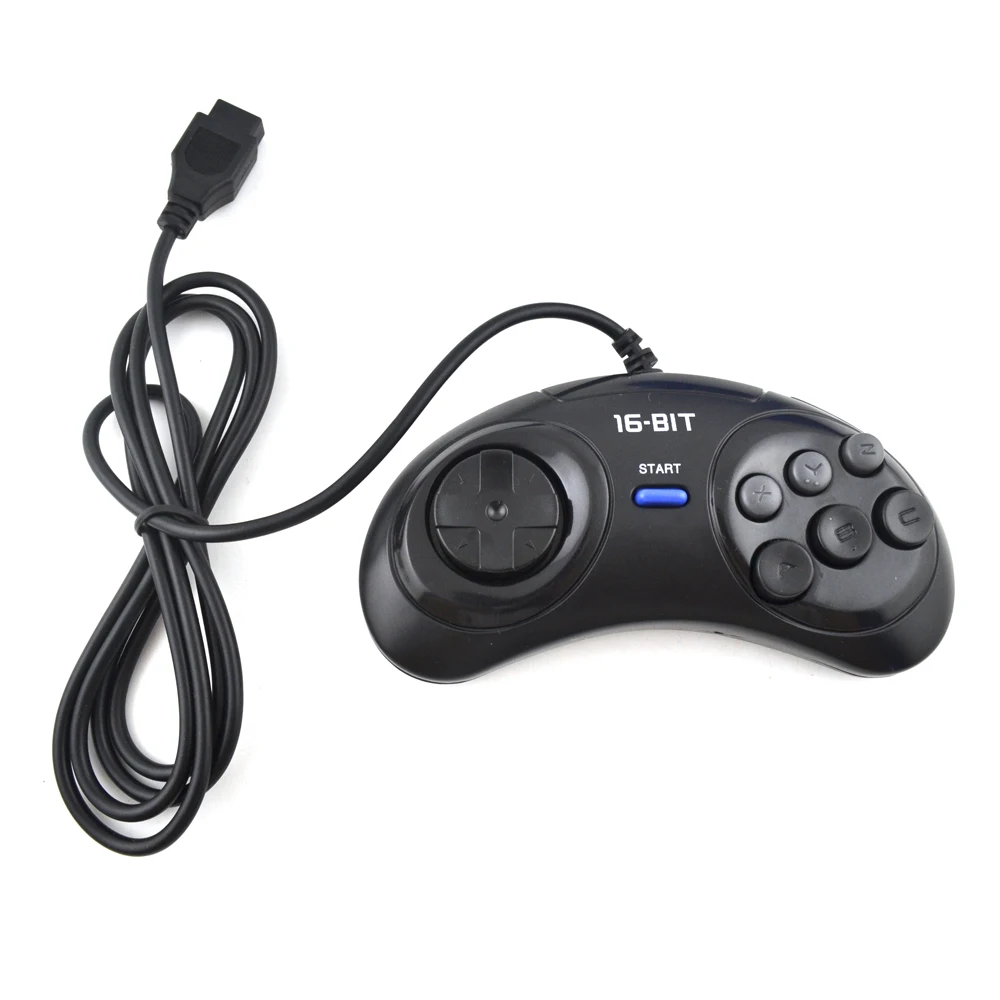 Игровой контроллер для SEGA Genesis 16-битный джойстик аксессуары MD игр | Электроника
