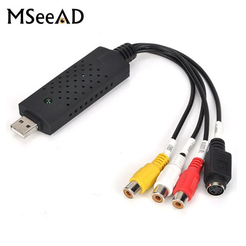 Новое поступление USB 2 0 Easycap захват 4 канальный видео ТВ DVD VHS Аудио Захват адаптер