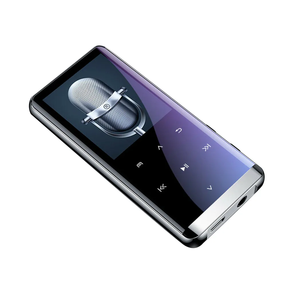 MP4 плеер с поддержкой bluetooth для занятий спортом mp3 mp4 плеера с цепь динамик Портативный МП 4 медиа-тонкий сенсорный Экран fm Радио Видео Hi-Fi 8/16G