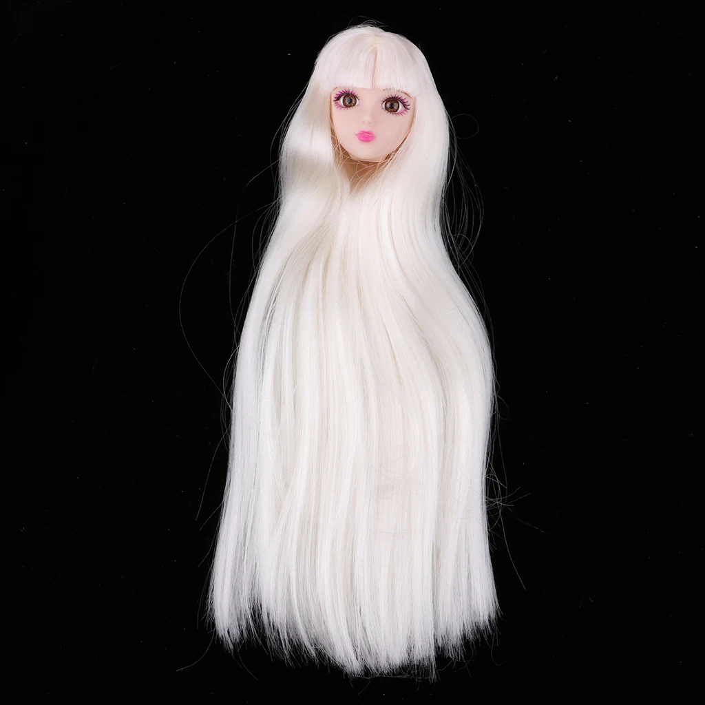 Форма для лепки головы BJD с макияжем набор белых волос лица женские фигурки