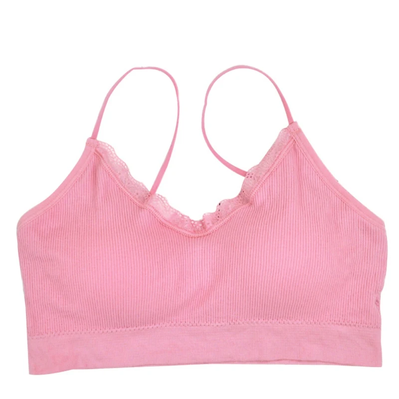 Женские укороченные топы Camisole Camis однотонное нижнее белье женские хлопковый